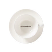Jenny Holzer Solitude teacup and saucer